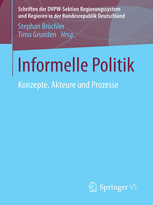 cover image of Informelle Politik